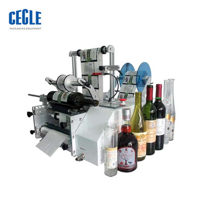 Machine à étiquettes automatique à grande vitesse applicateur de label de bouteille d'eau d'ANIMAL FAMILIER de bouteille ronde