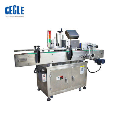 Machine à étiquettes automatique à grande vitesse applicateur de bouteille d'eau d'ANIMAL FAMILIER de bouteille ronde